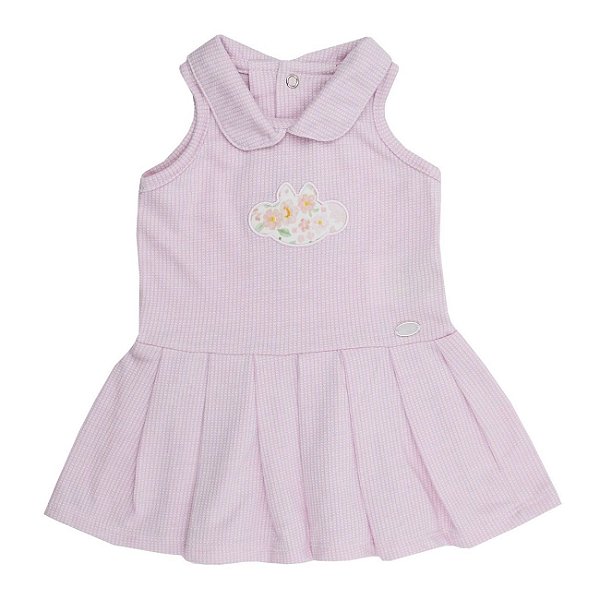 Vestido Baby Lilica Ripilica Grow Up Polo Romântica Rosa