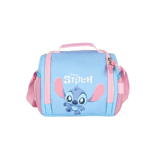 Lancheira Escolar Luxcel Stitch Baby Azul