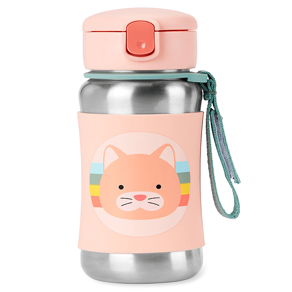 Garrafa Térmica de Inox Skip Hop Zoo Gatinha Colorido