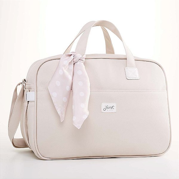 Bolsa de Maternidade Grande Just Baby Candy Bege