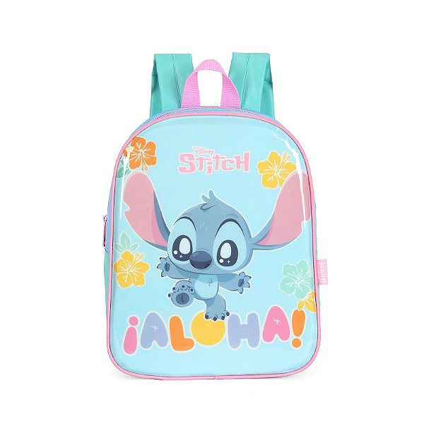 Mochila de Costas Luxcel Stitch Baby Aloha Verde