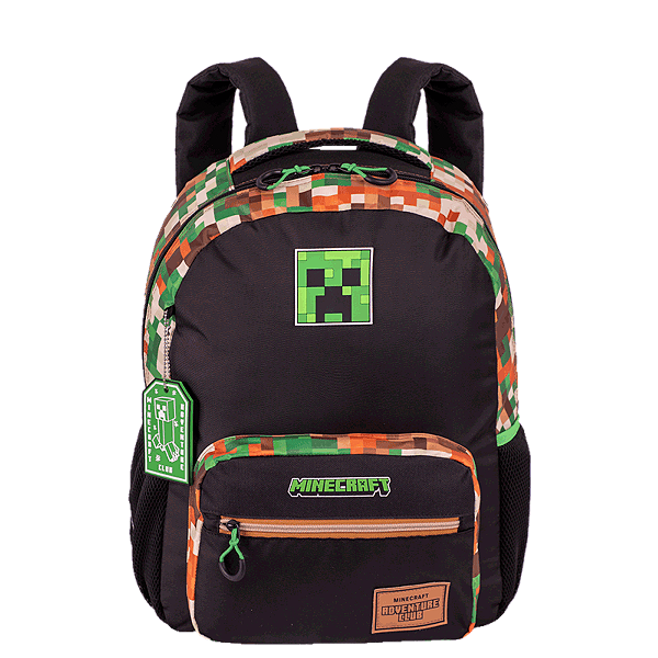 Mochila de Costas Sestini Minecraft X Outdoors Preto