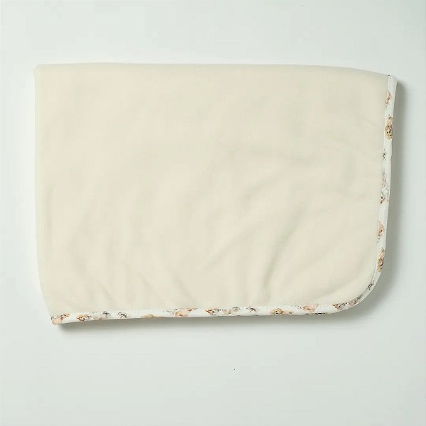 Manta De Soft Hug Doguinhos Marrom Café