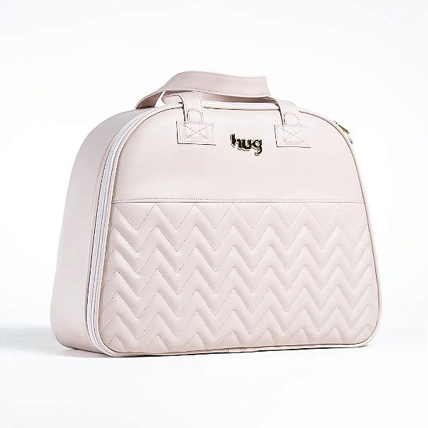 Mala de Maternidade Hug Extra Grande Zig Zag Rosa