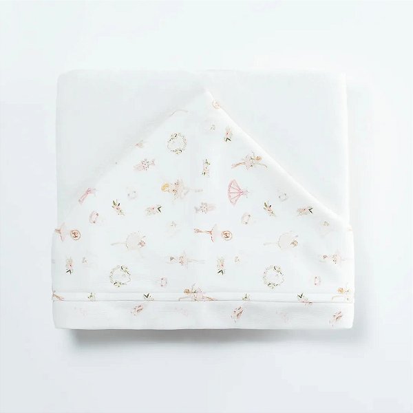 Toalha de Banho Hug Com Capuz Made Of Magic Rosa Magia