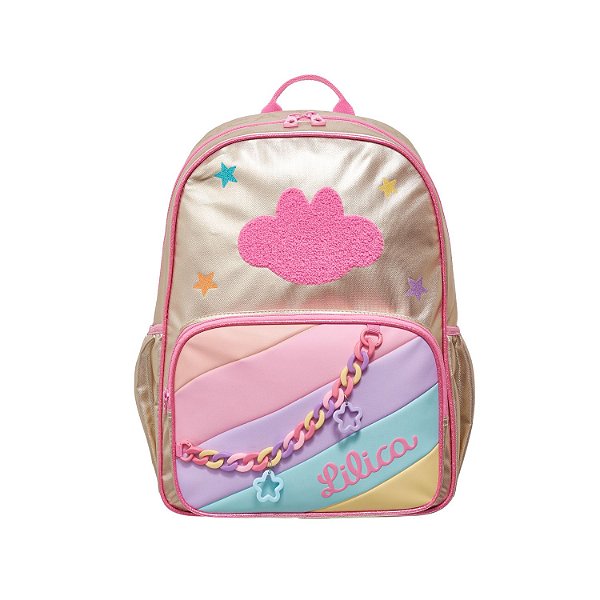 Mochila de Costas Lilica Ripilica Golden Colorida