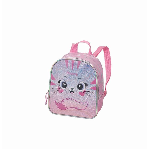 Lancheira de Costas Pack Me Kitten Rosa