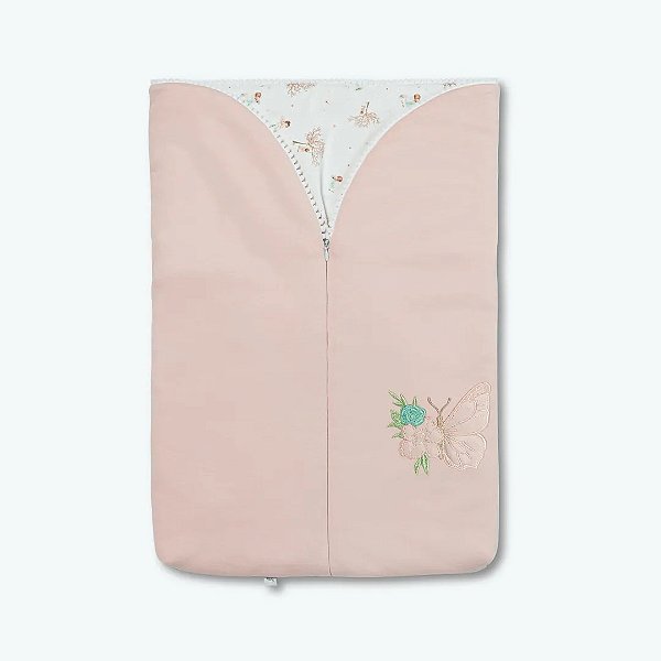 Porta Bebê Hug Cerejeira Rosa Pêssego