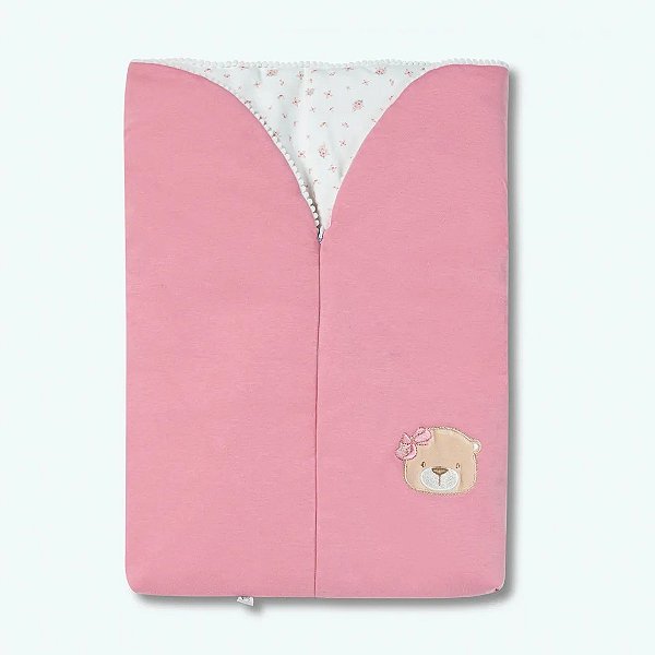 Porta Bebê Hug Bons Sonhos Rosa Blush