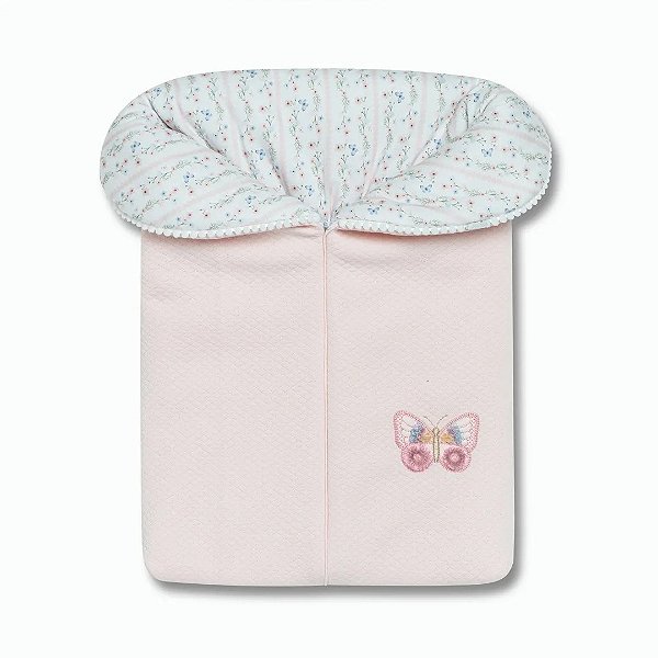 Porta Bebê Hug Bosque Encantado Rosa