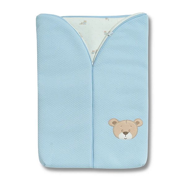 Porta Bebê Hug Meu Amigão Azul