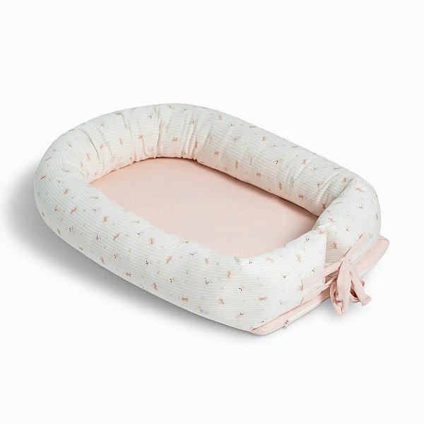 Ninho Redutor de Berço Hug Jardim Mágico Rosa