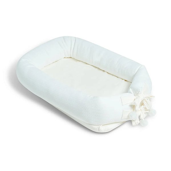 Ninho Redutor de Berço Hug Meu Primeiro Hug Off White