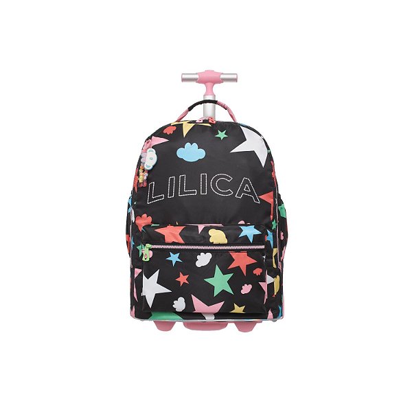 Mochila de Carinho Lilica Ripilica Lov It Tubo Prisma Preto