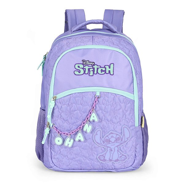 Mochila de Costas Luxcel Stitch Atoalhado Roxo
