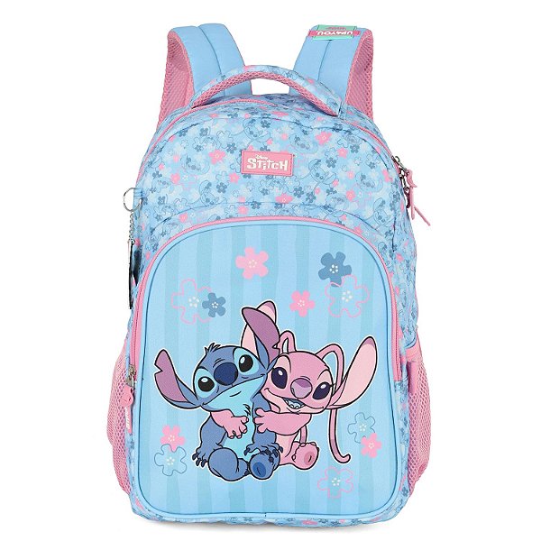 Mochila de Costas Luxcel Stitch Angel Abraço Rosa