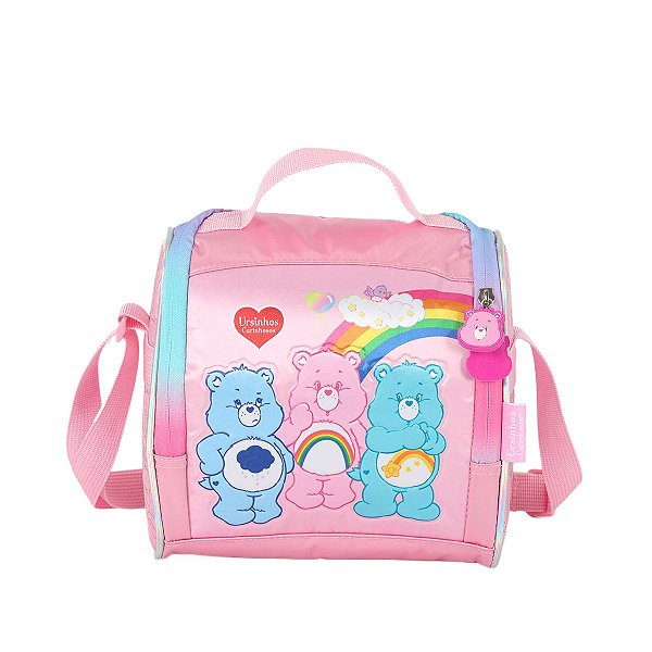 Lancheira Escolar Luxcel Ursinhos Carinhosos Rosa