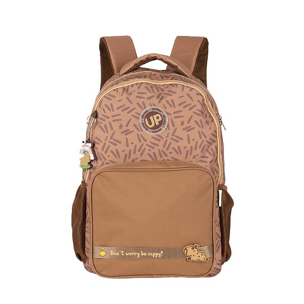Mochila de Costas Luxcel Up4You Be Capy Marrom