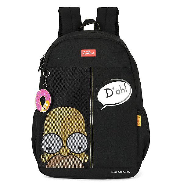 Mochila de Costas Luxcel The Simpsons Preto