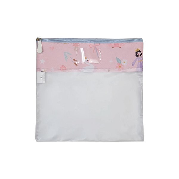 Saquinho Organizador Masterbag Kids Princesas Rosa