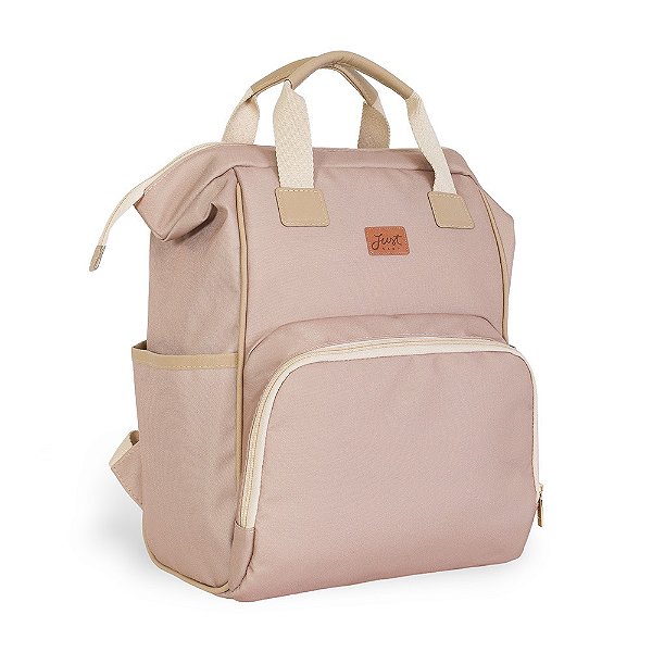 Mochila de Maternidade Just Baby Multifuncional Colorê Bege