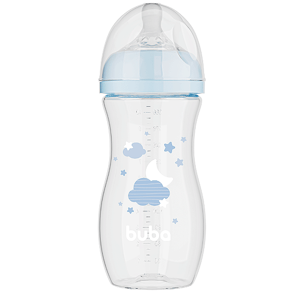 Mamadeira Buba Easy Flow Nuvem 330ML Azul