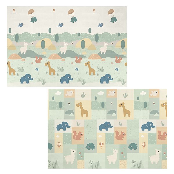 Tapete Dobrável Buba Cloudy Colorido