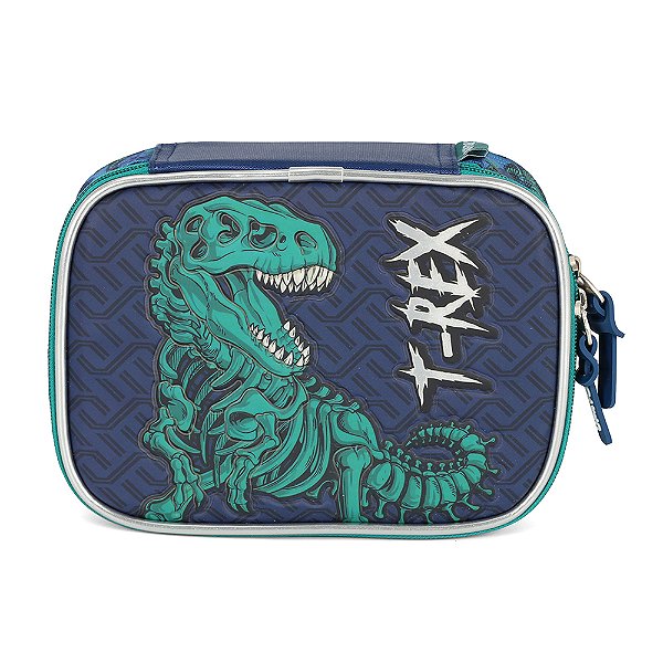 Estojo Box 100 Pens Up4You Luxcel T-Rex Verde