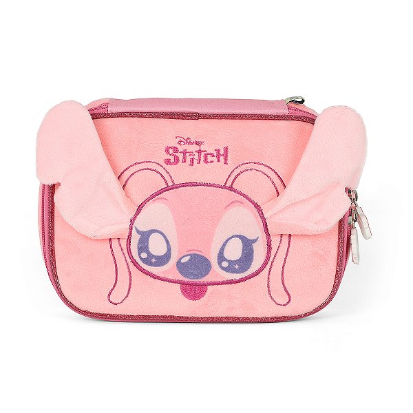 Estojo Box 100 Pens Luxcel Stitch 3D Rosa