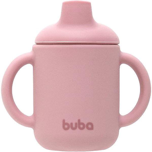 Copo de Silicone Buba De Transição Rosa