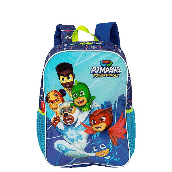 Mochila de Costas Sestini PJ Masks M Power Heroes Colorido