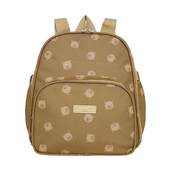 Mochila de Maternidade Pirulitando Baby Brincar Marrom