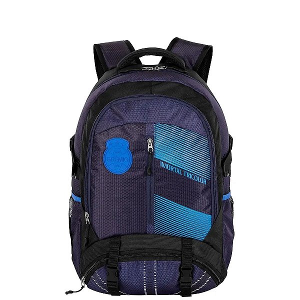 Mochila de Costas Sestini Com Porta Tênis Grêmio Y01 Azul