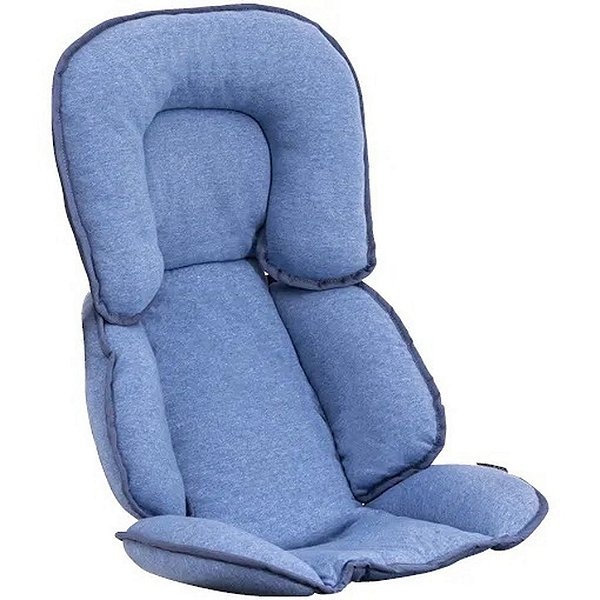 Almofada Acolchoada Kiddo Para Carrinho Melange Azul