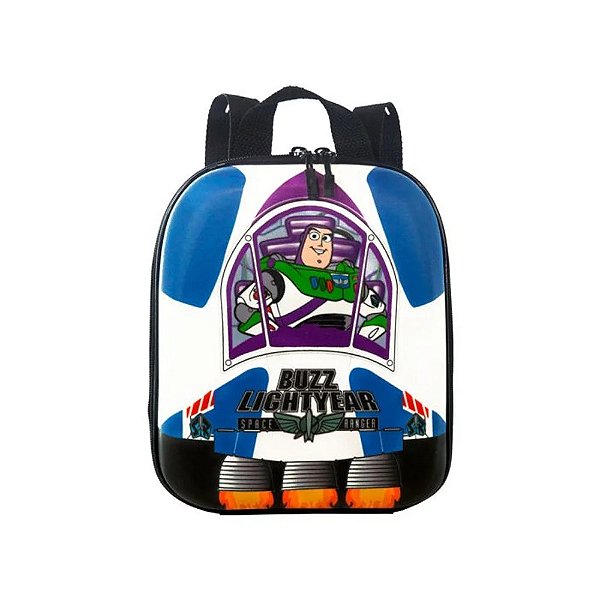 Mochila Pequena Maxtoy Toy Story Buzz Nave Verde