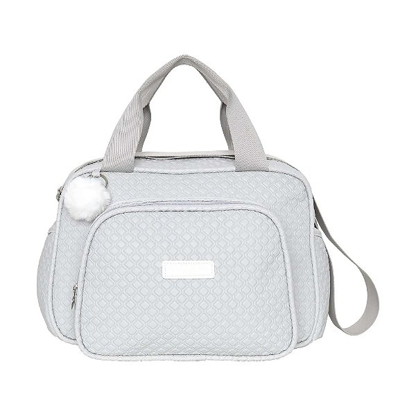 Bolsa de Maternidade Pirulitando Baby Média Leveza Cinza