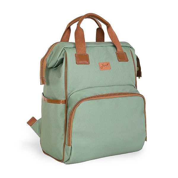 Mochila de Maternidade Just Baby Multifuncional Savana Verde