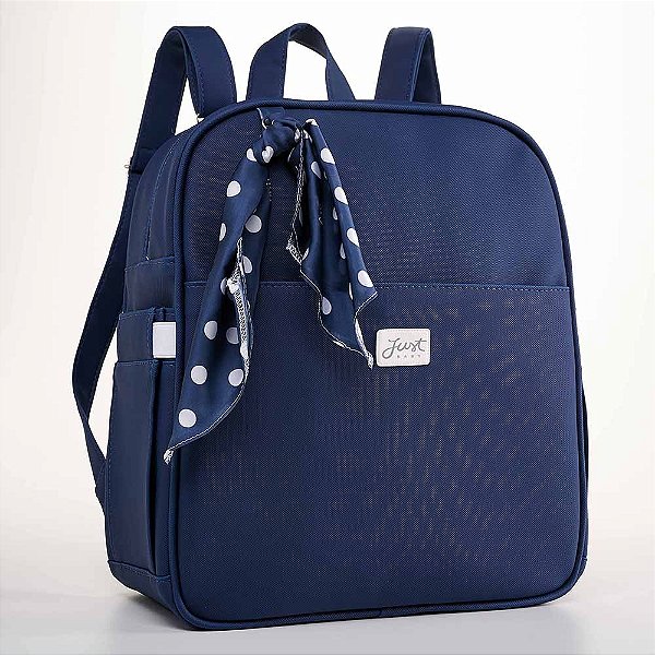 Mochila de Maternidade Just Baby Candy Azul Marinho
