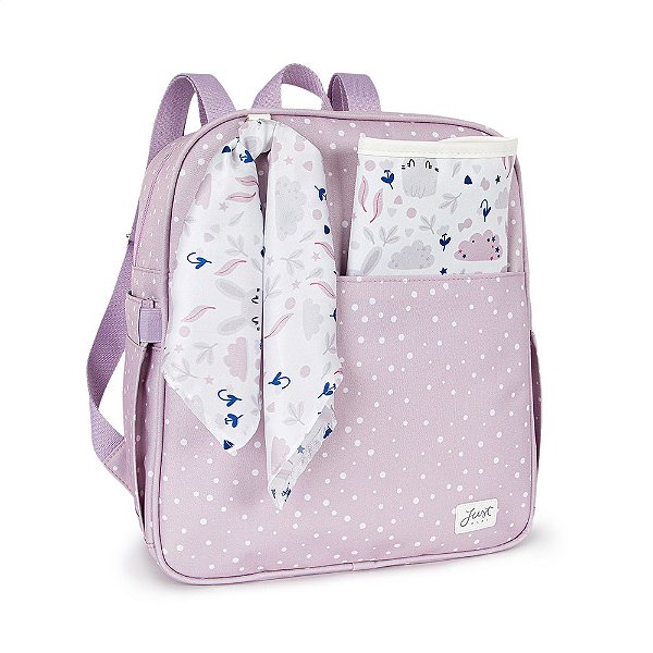 Mochila de Maternidade Just Baby Bunny Lilás