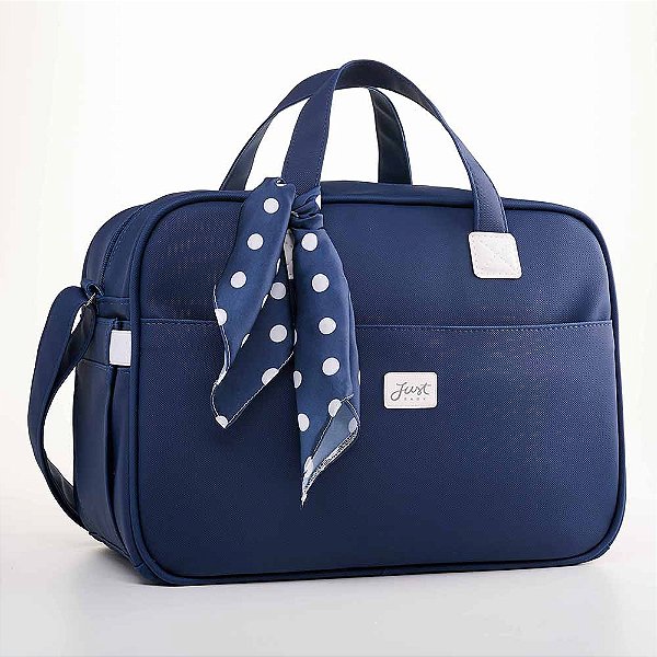 Bolsa de Maternidade Grande Just Baby Candy Azul Marinho