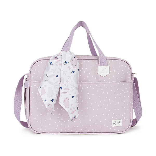 Bolsa de Maternidade Grande Just Baby Bunny Lilás