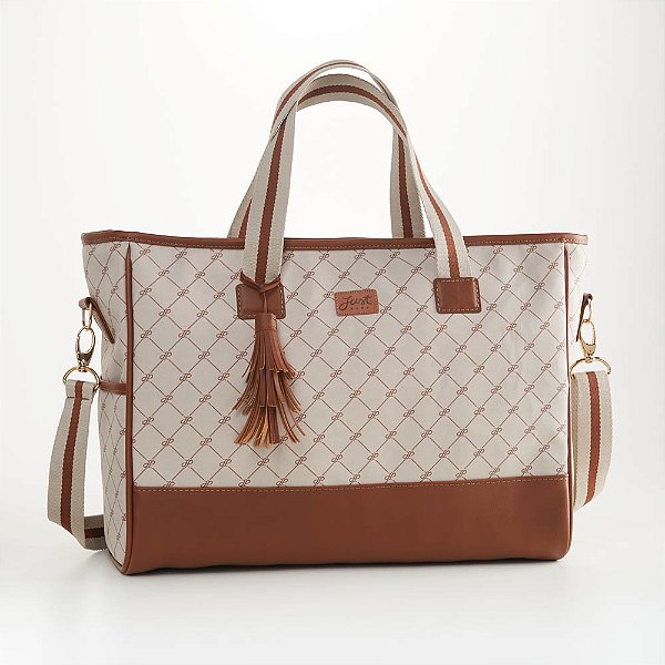 Bolsa de Maternidade Just Baby Shopping Bella Bege