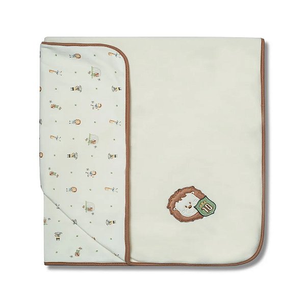 Manta De Soft Hug Time Dos Sonhos Marrom Claro