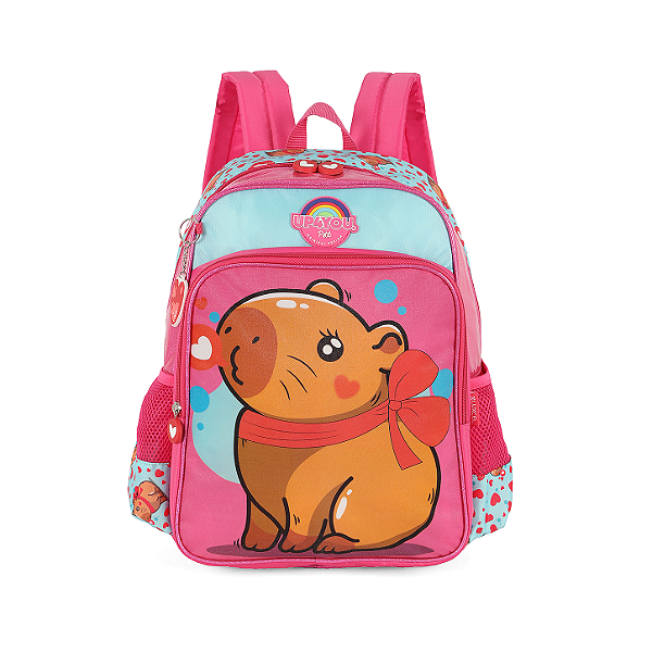 Mochila de Costas Luxcel Up4You Capivara Pink