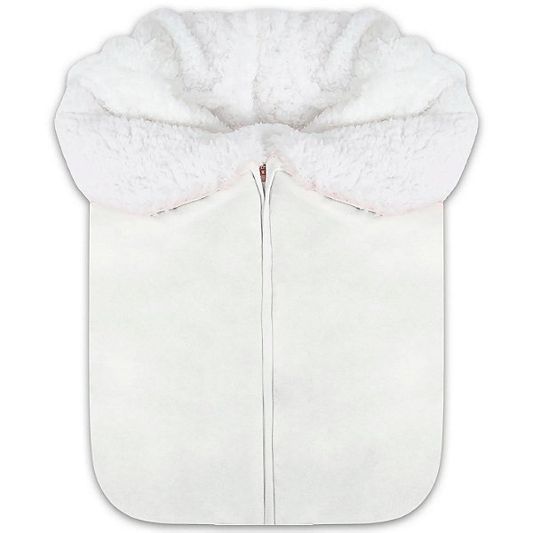 Porta Bebê Hug Forrado Com Lã de Carneirinho Off White