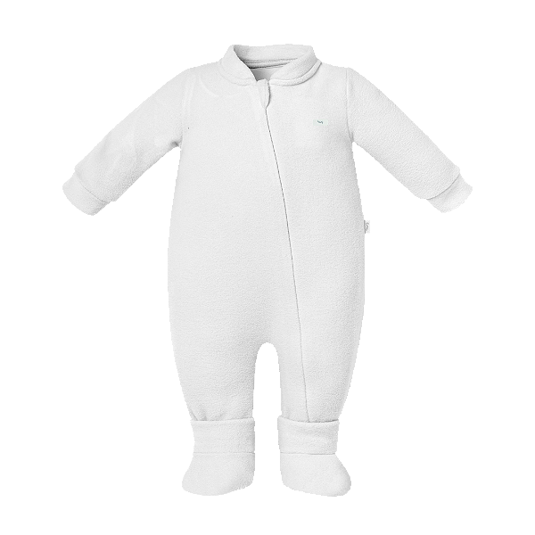 Macacão Longo Com Zíper Hug Microsoft Branco
