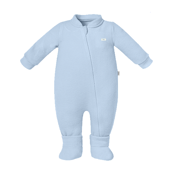 Macacão Longo Com Zíper Hug Microsoft Azul Místico