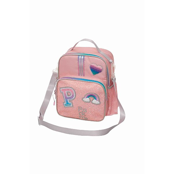 Lancheira Reversível Pacific Pack Me Emily Rosa
