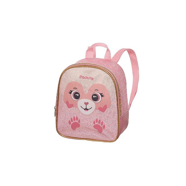 Lancheira de Costas Pacific Pack Me Teddy Bear Rosa