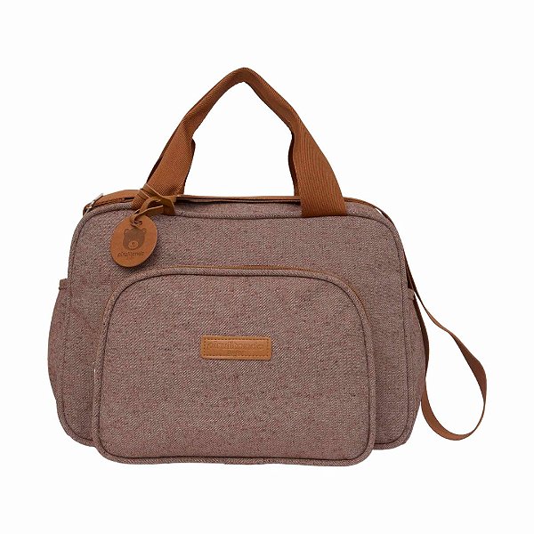 Bolsa Maternidade Pirulitando Baby Média Sentimento Marrom
